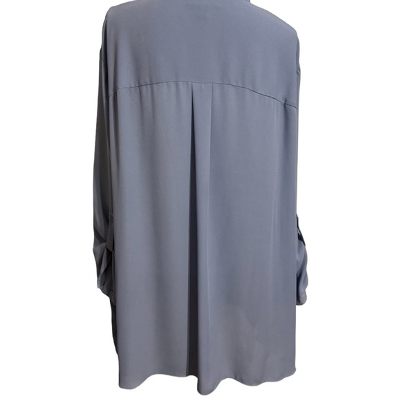 * ❤️LANE BRYANT DUSTY BLUE BLOUSE   26/28 plus - Picture 9 of 11